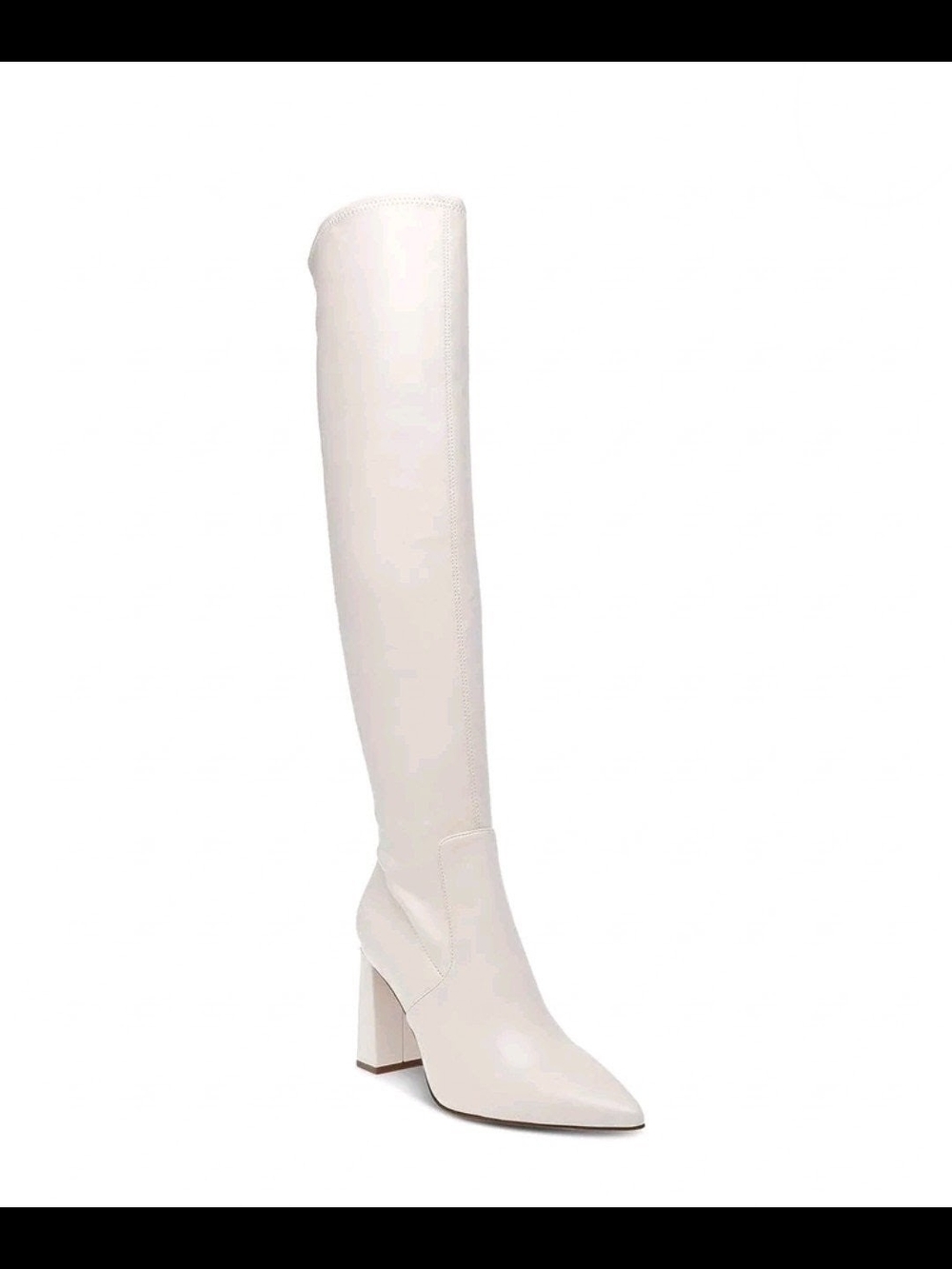NWT! Wild Pair Womens Pointed Toe Knee-High Boots in BONE Size 9M